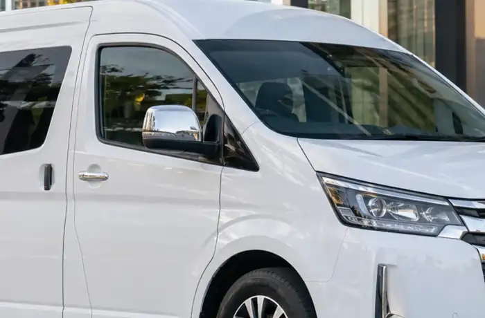 13-seater Maxi Taxi exterior large group Victoria