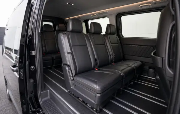 Maxi Taxi interior rear cabin temperature control